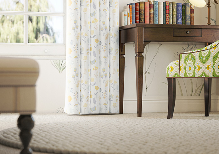 Floral Whimsy, Sunrise - Made to Measure Curtains - Image 5